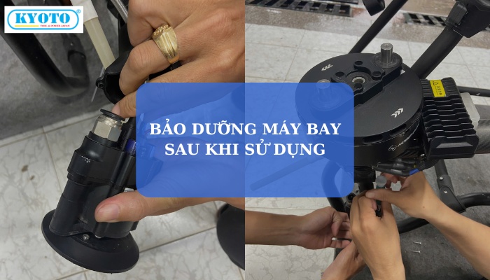 Bảo dưỡng vòi phun ly tâm của máy bay KD-50MAX