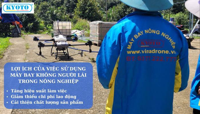 Lợi ích của việc sử dụng máy bay không người lái