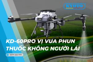 Thumbnail máy bay nông nghiệp kd-60pro vị vua phun thuốc không người lái